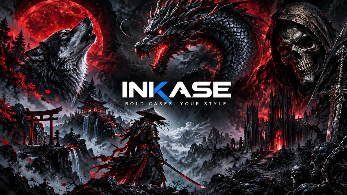 Why Dark Fantasy Phone Cases Are Taking Over: Skulls, Samurai, Wolves & Dragons