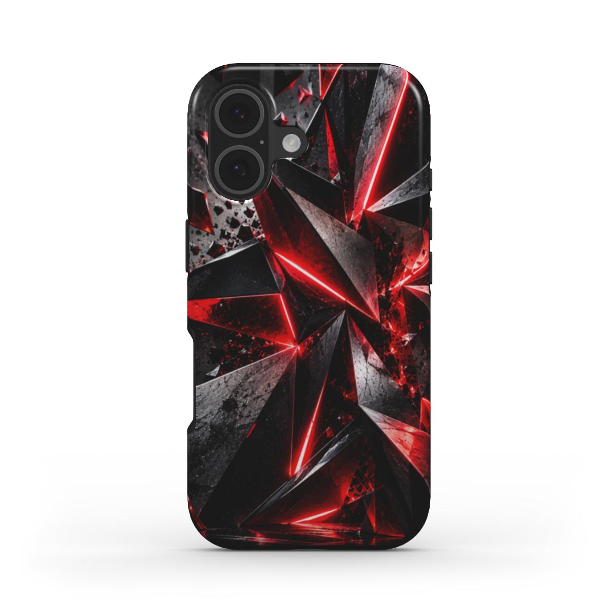 INKASE – Crimson Shards Tough Phone Case