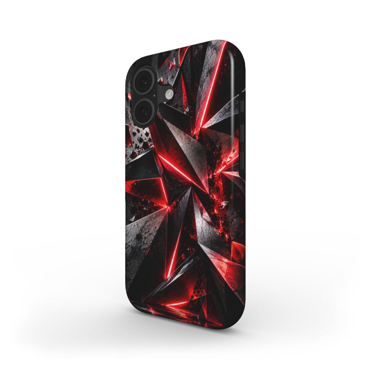 INKASE – Crimson Shards Tough Phone Case