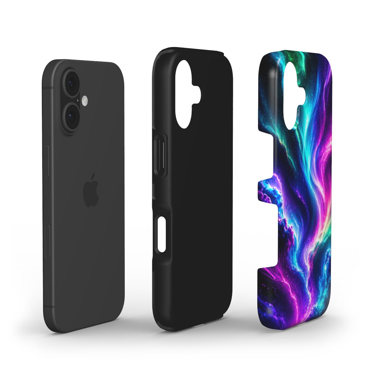 INKASE – Neon Aurora Tough Phone Case