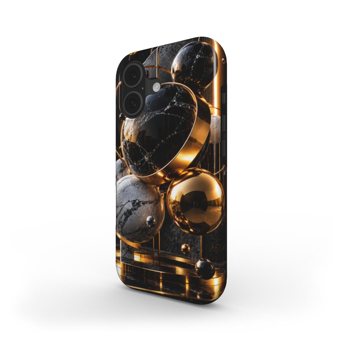 INKASE – Obsidian Gold Tough Phone Case