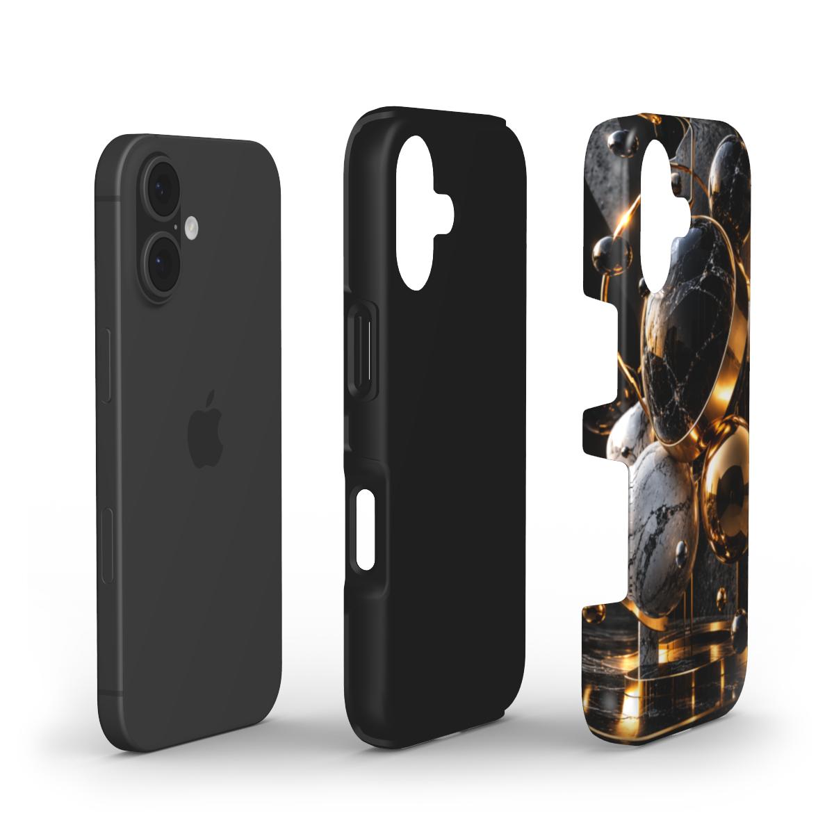 INKASE – Obsidian Gold Tough Phone Case