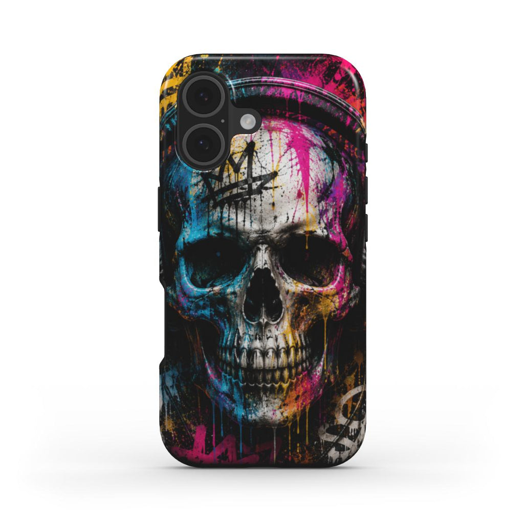INKASE – Graffiti Skull Tough Phone Case