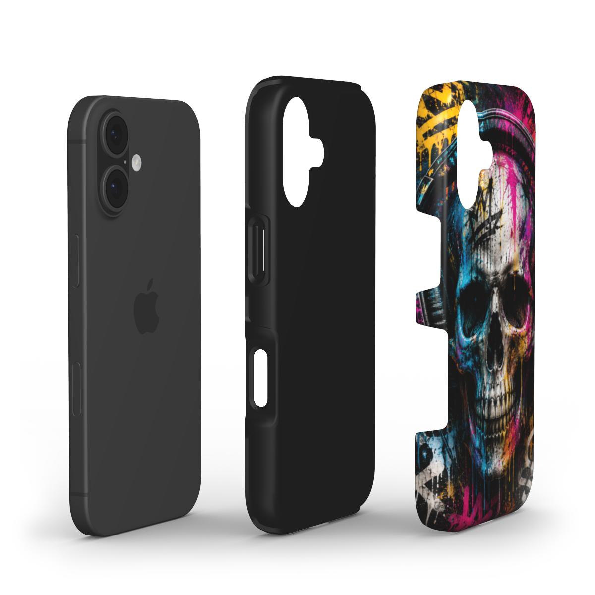 INKASE – Graffiti Skull Tough Phone Case