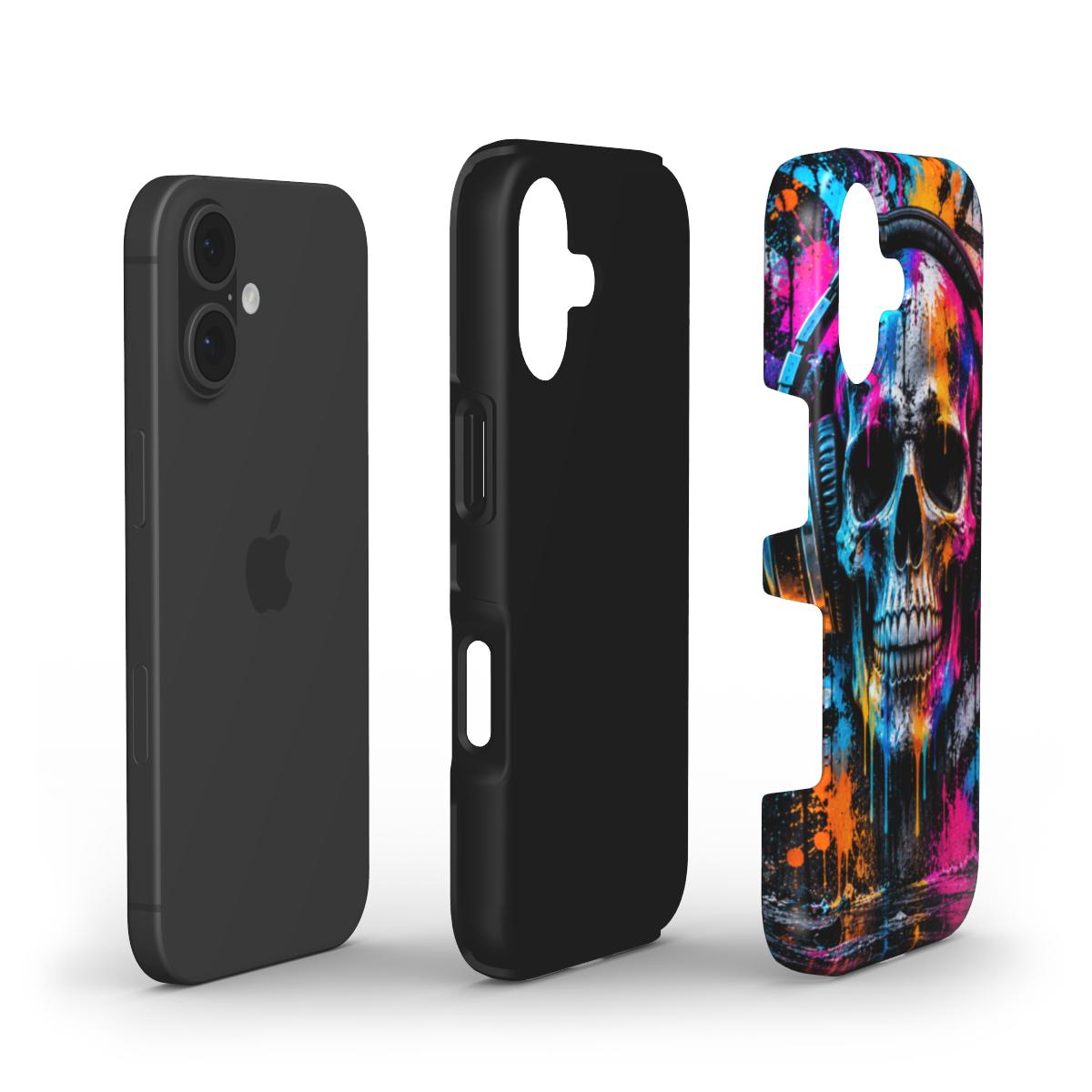 INKASE – Neon Skull Riot Tough Phone Case