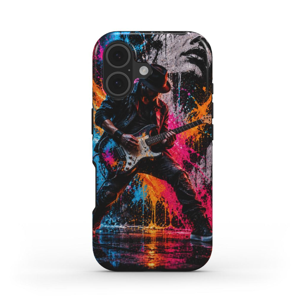 INKASE – Graffiti Guitarist Tough Phone Case