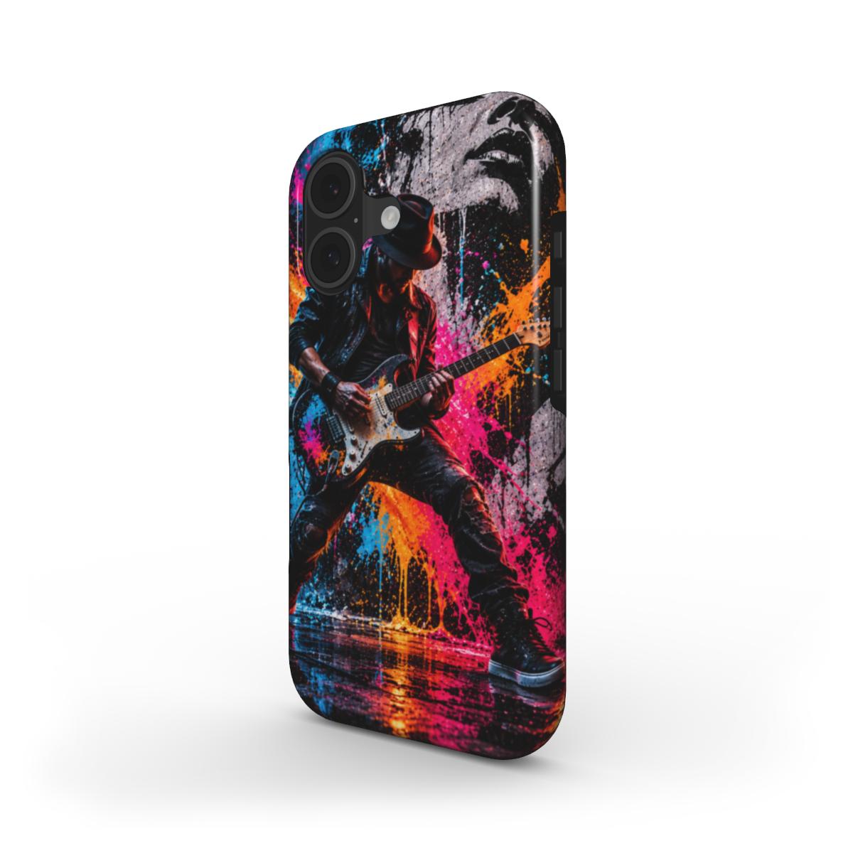 INKASE – Graffiti Guitarist Tough Phone Case