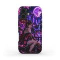 INKASE – Purple Moon Blossom Anime Tough Phone Case
