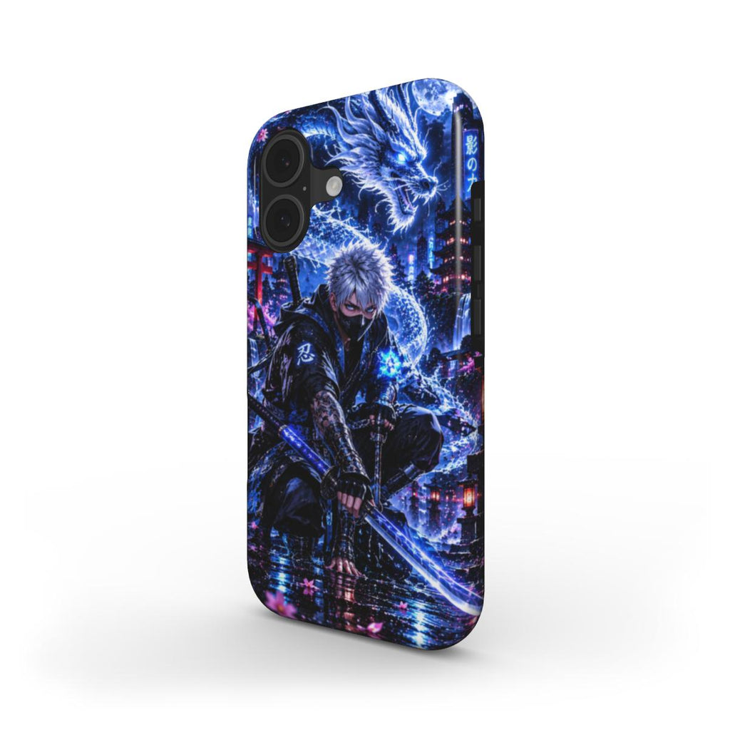 INKASE – Electric Dragon Shadow Ninja Anime Tough Phone Case