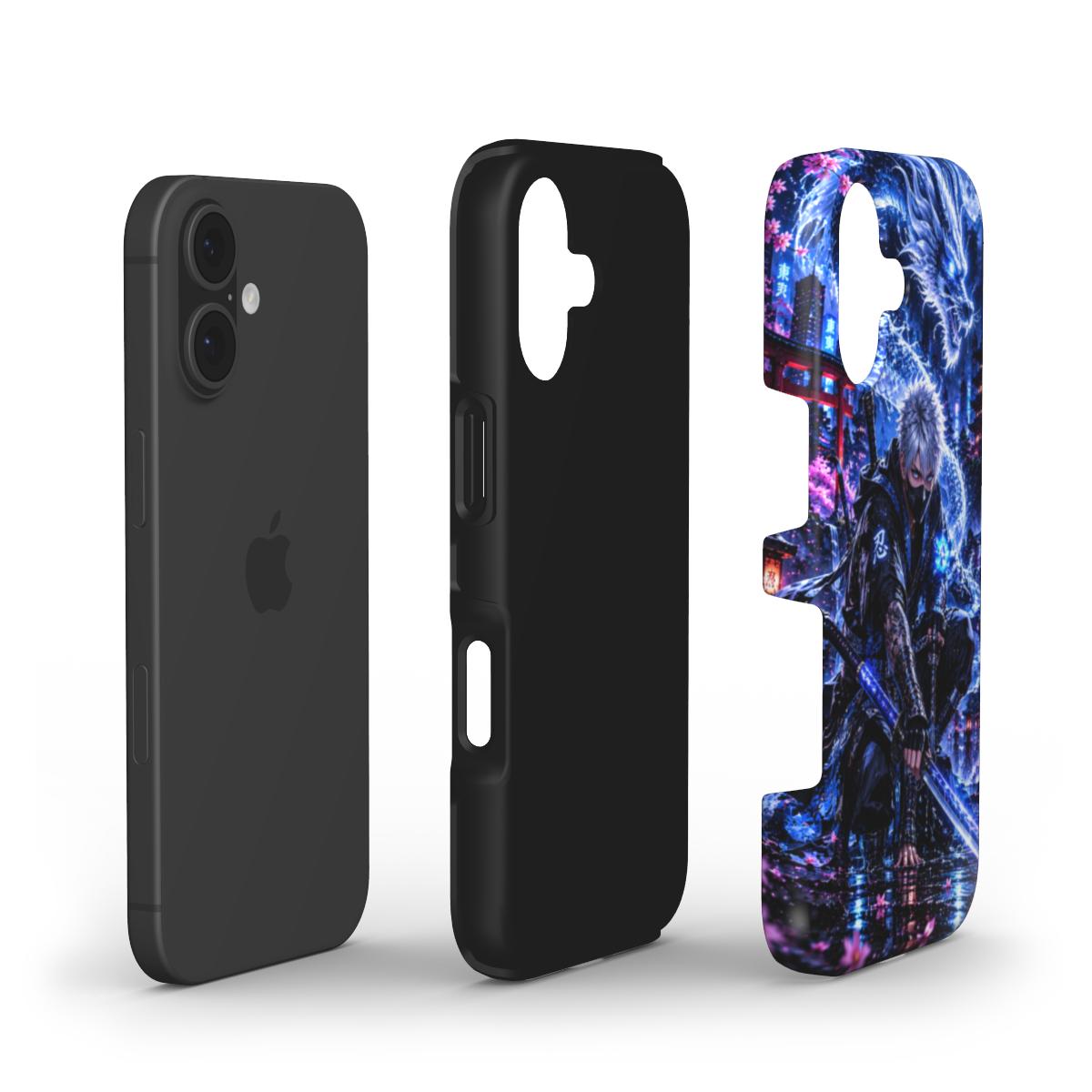 INKASE – Electric Dragon Shadow Ninja Anime Tough Phone Case