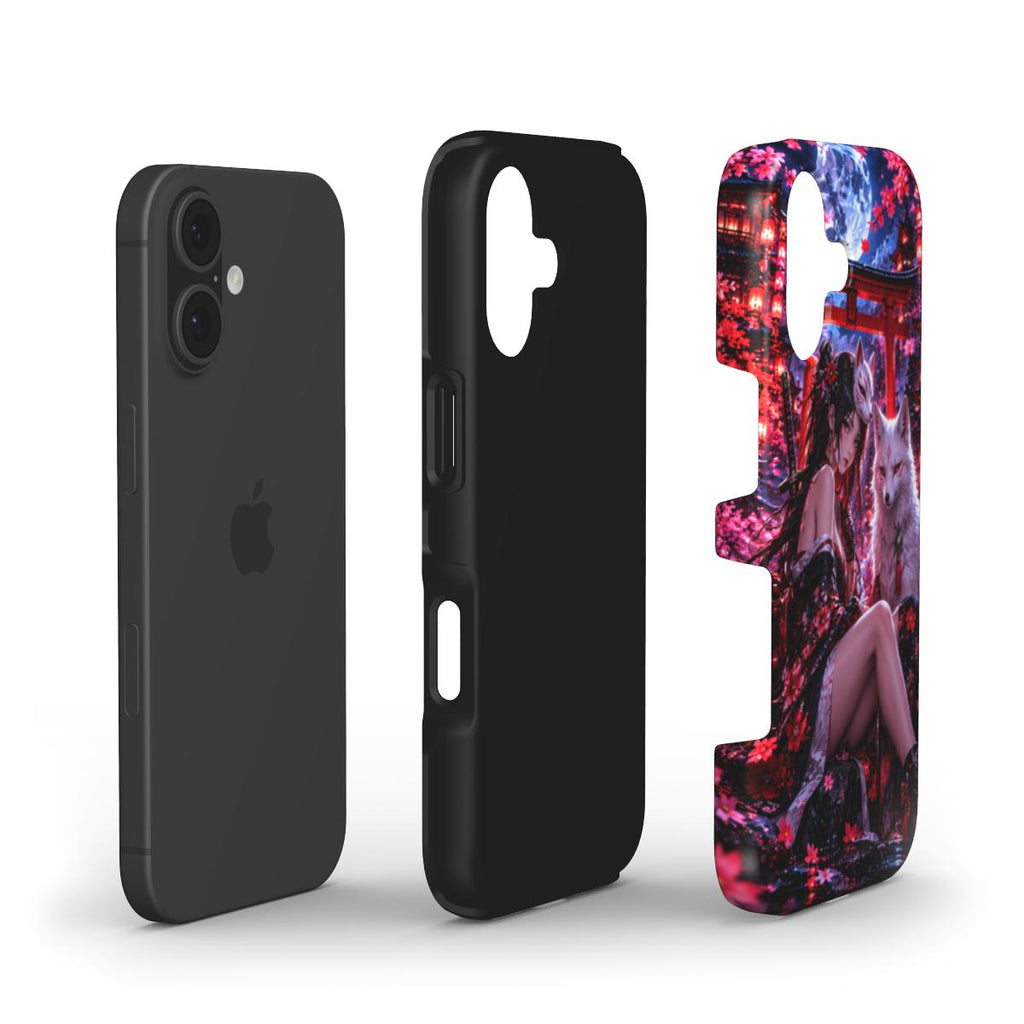INKASE – Moonlit Kitsune Guardian Anime Tough Phone Case