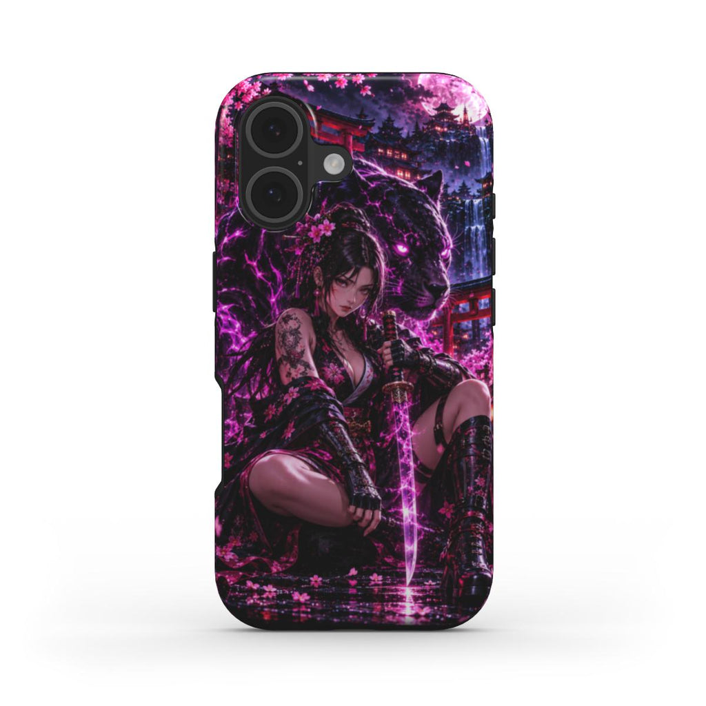 INKASE – Violet Shadow Panther Anime Tough Phone Case