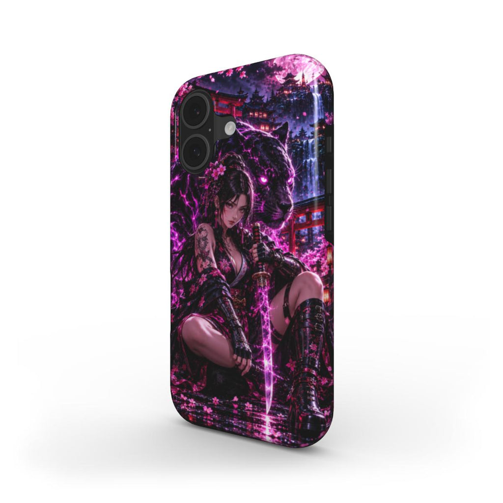 INKASE – Violet Shadow Panther Anime Tough Phone Case