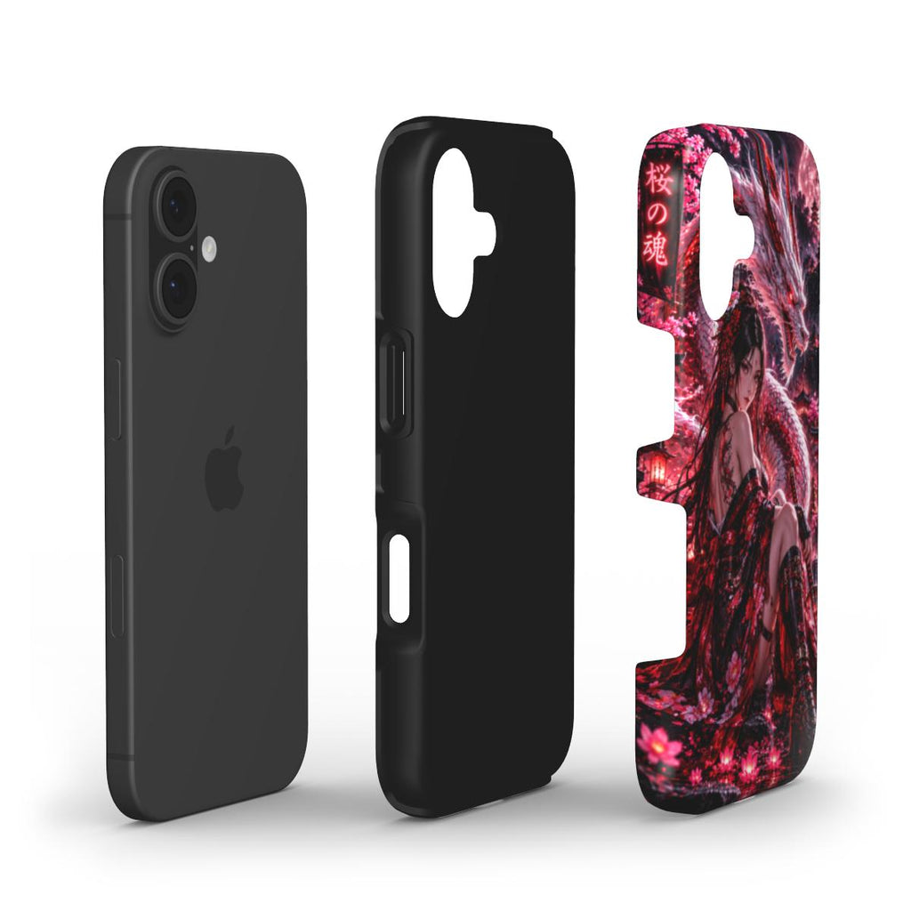 INKASE – Crimson Dragon Empress Anime Tough Phone Case