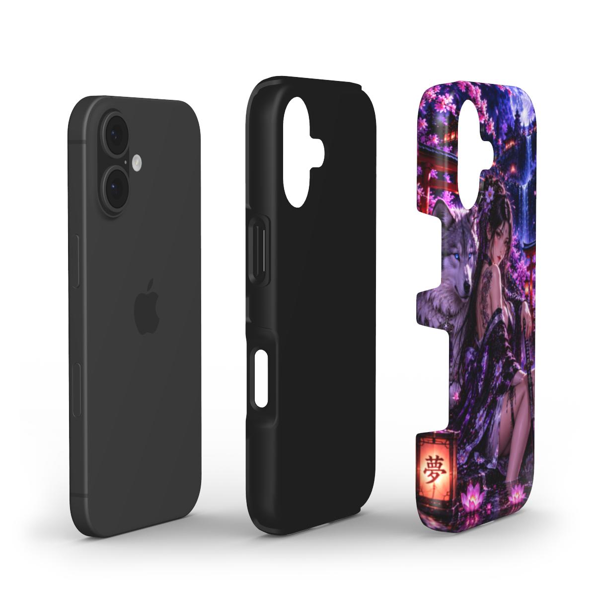 INKASE – Violet Moon Warrior Anime Tough Phone Case