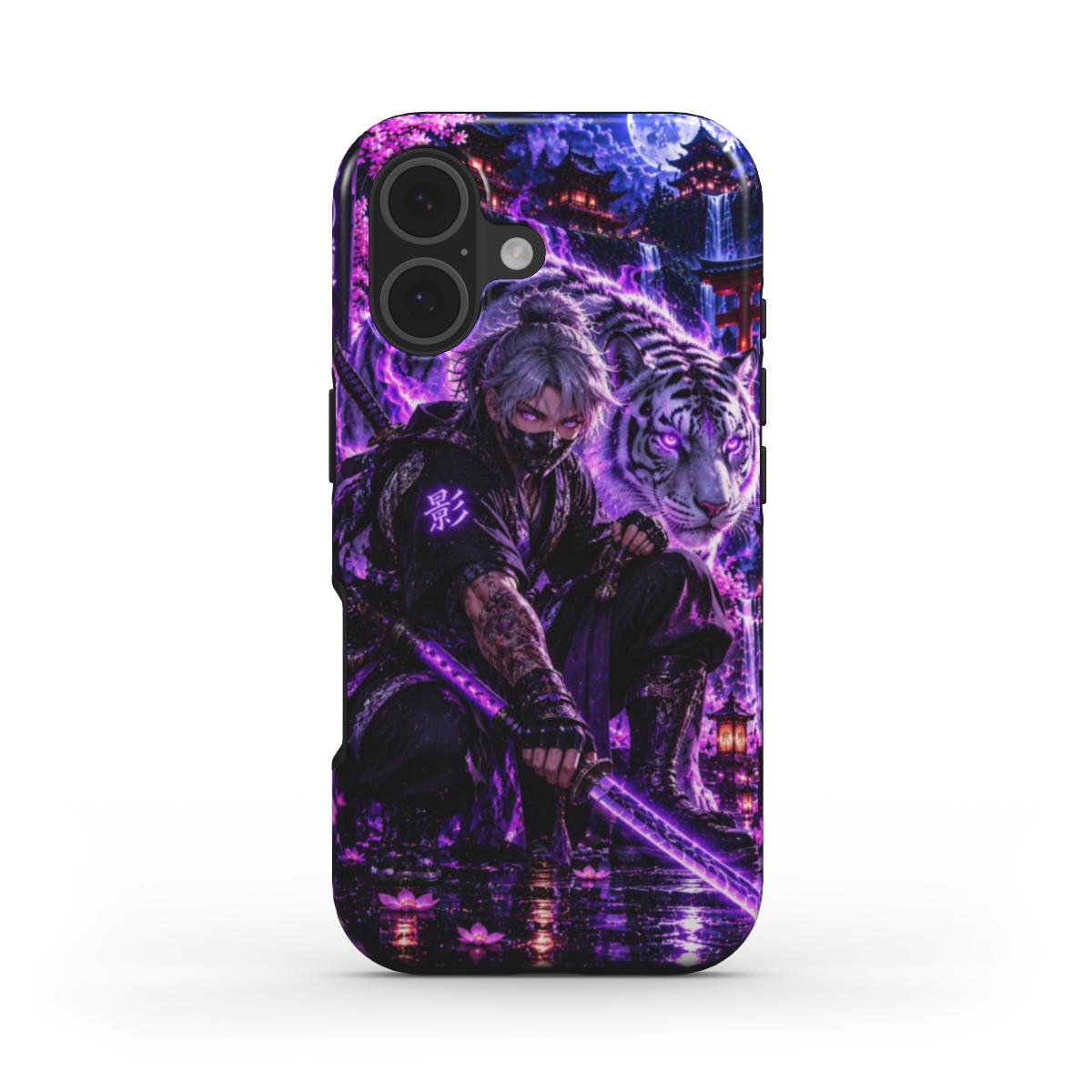 INKASE – Violet Spirit Samurai Anime Tough Phone Case