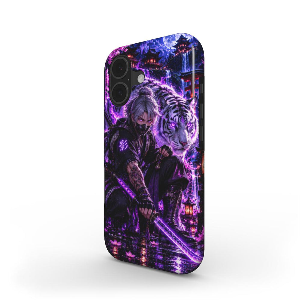INKASE – Violet Spirit Samurai Anime Tough Phone Case
