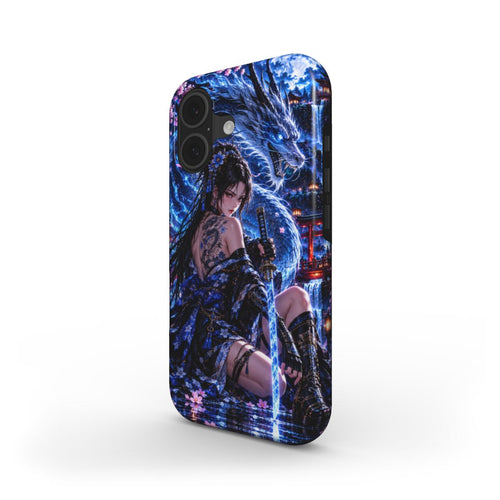 INKASE – Azure Dragon Warrior Anime Tough Phone Case