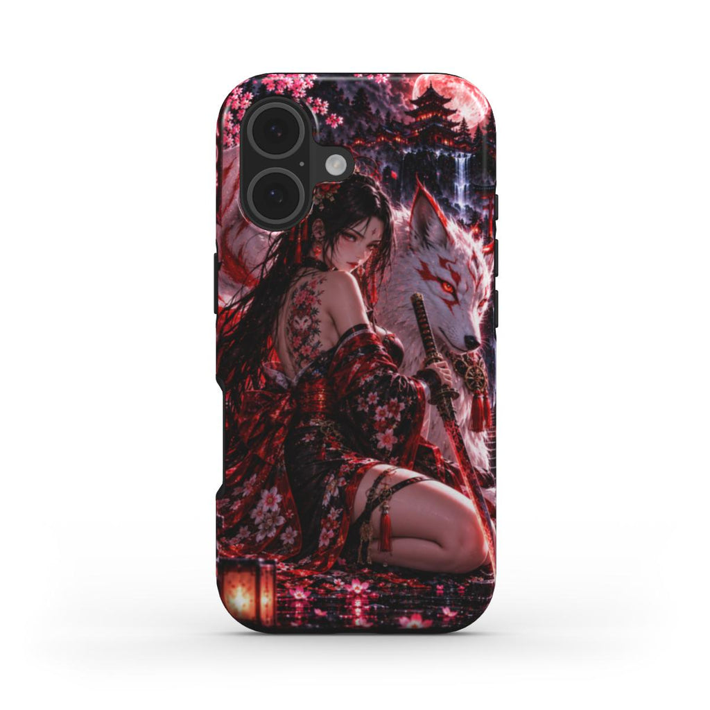 INKASE – Crimson Fox Spirit Anime Tough Phone Case