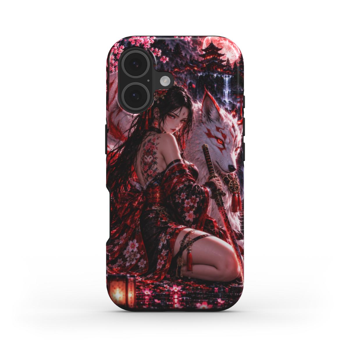 INKASE – Crimson Fox Spirit Anime Tough Phone Case