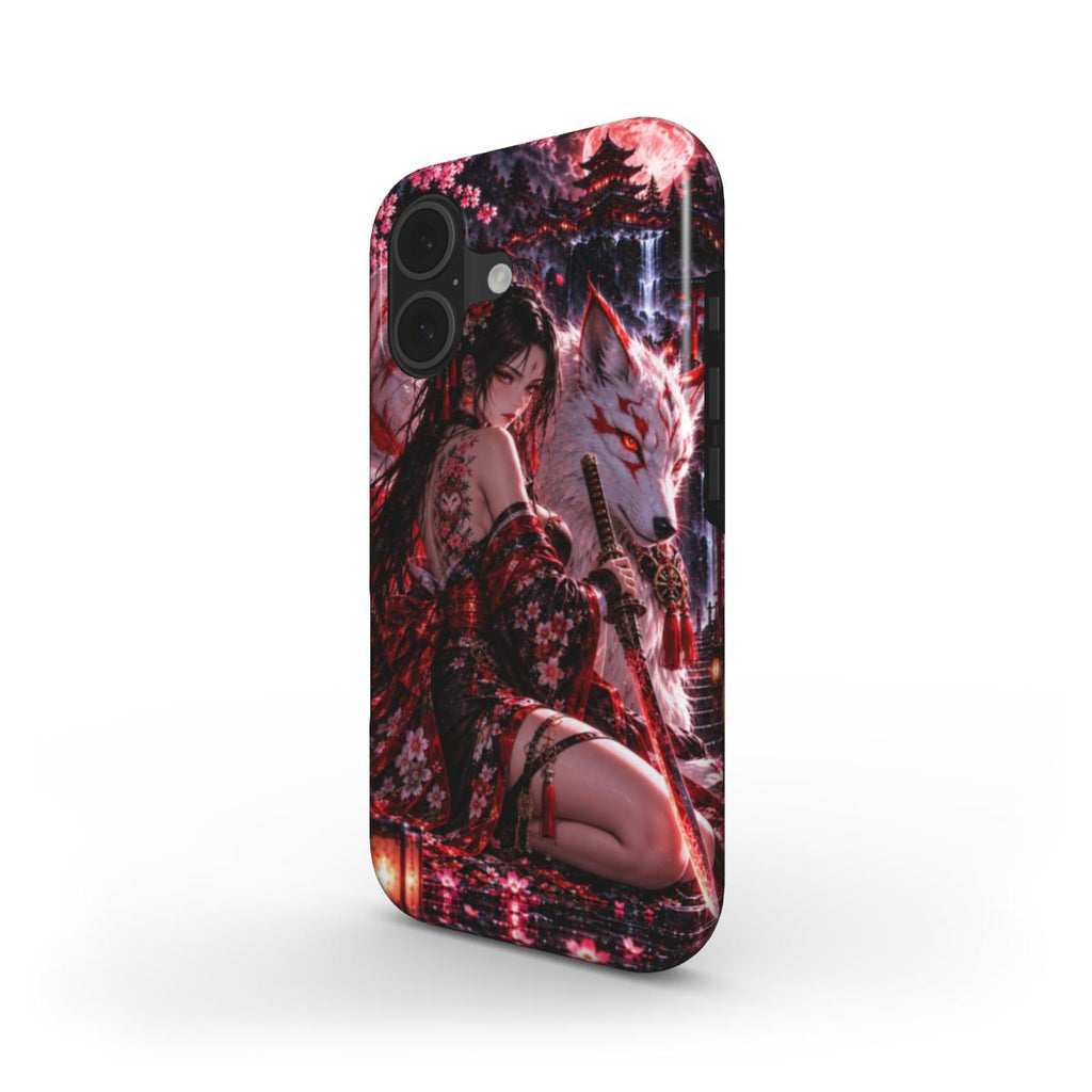 INKASE – Crimson Fox Spirit Anime Tough Phone Case