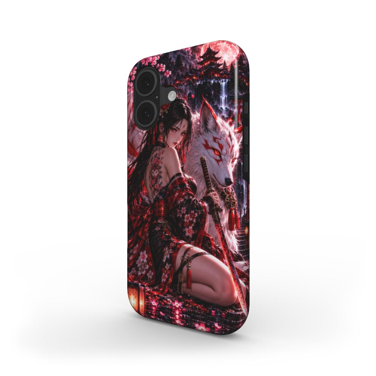 INKASE – Crimson Fox Spirit Anime Tough Phone Case