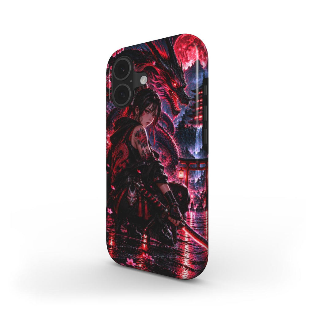 INKASE – Blood Moon Shadow Warrior Anime Tough Phone Case