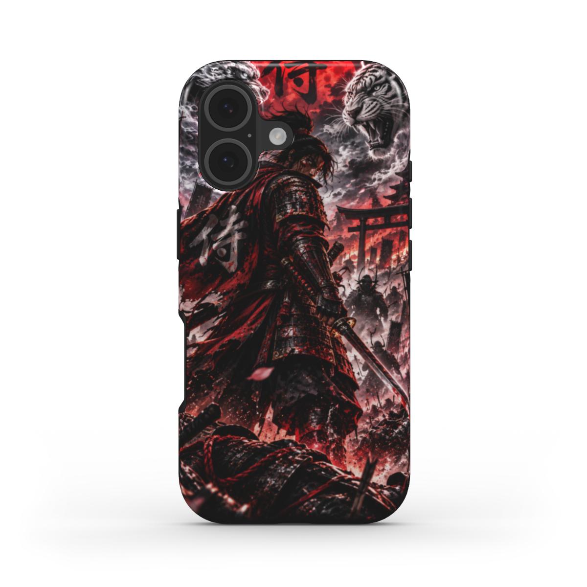 INKASE – Blood Moon Samurai Warrior Anime Tough Phone Case