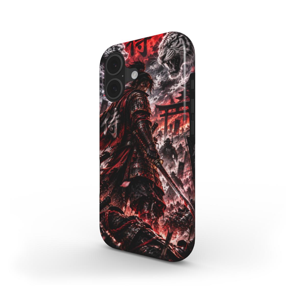 INKASE – Blood Moon Samurai Warrior Anime Tough Phone Case