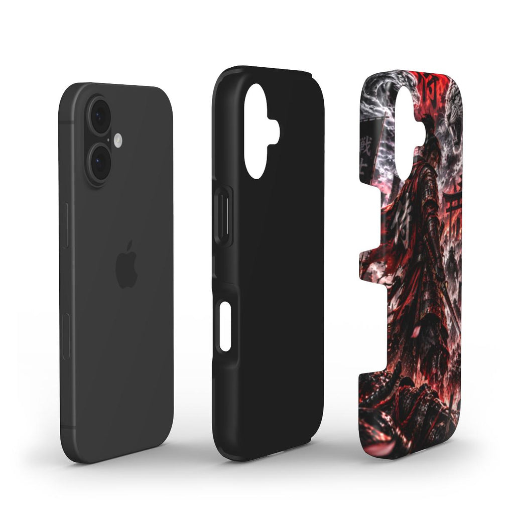 INKASE – Blood Moon Samurai Warrior Anime Tough Phone Case