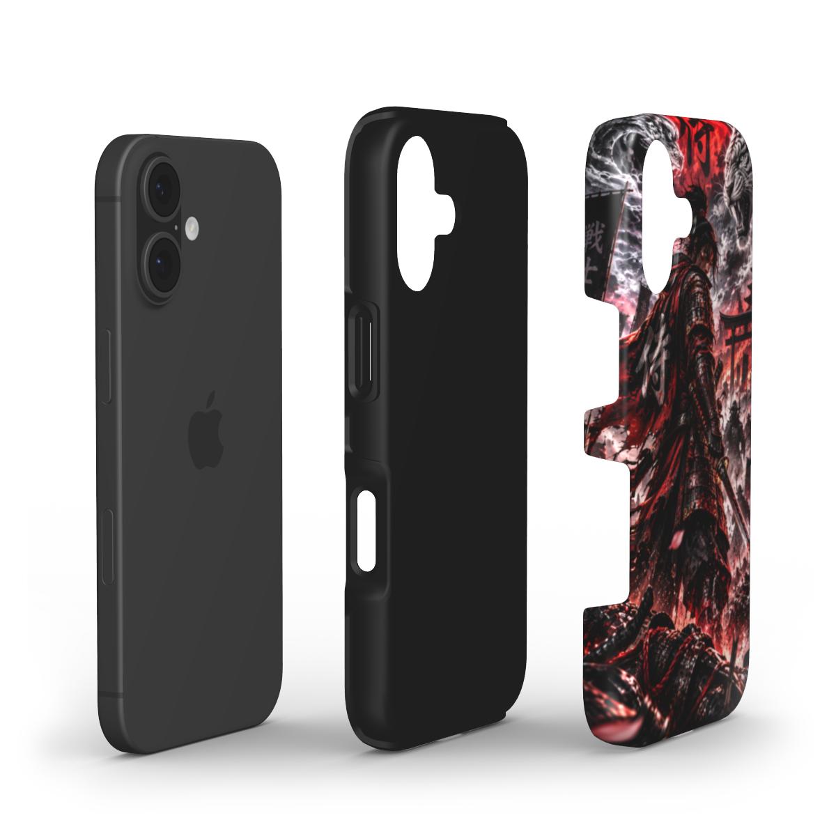 INKASE – Blood Moon Samurai Warrior Anime Tough Phone Case