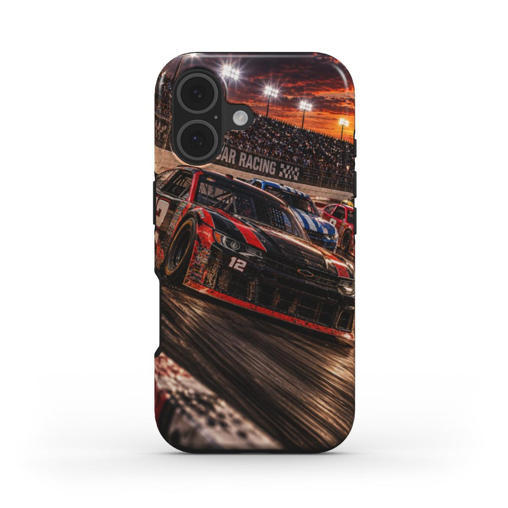 INKASE – Night Speedway Stock Car Racing Tough Phone Case