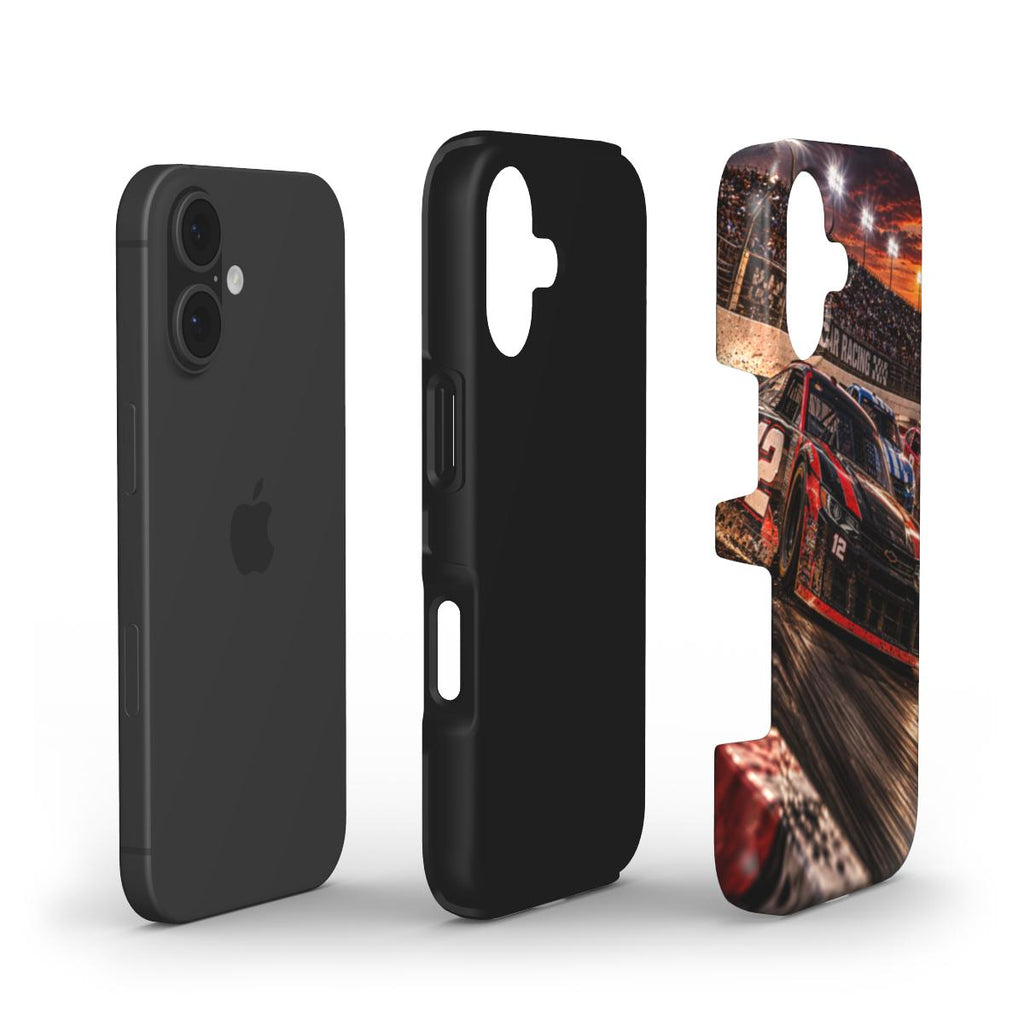 INKASE – Night Speedway Stock Car Racing Tough Phone Case