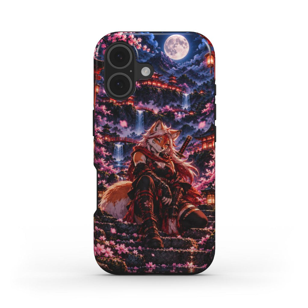 INKASE – Crimson Fox Samurai Anime Tough Phone Case