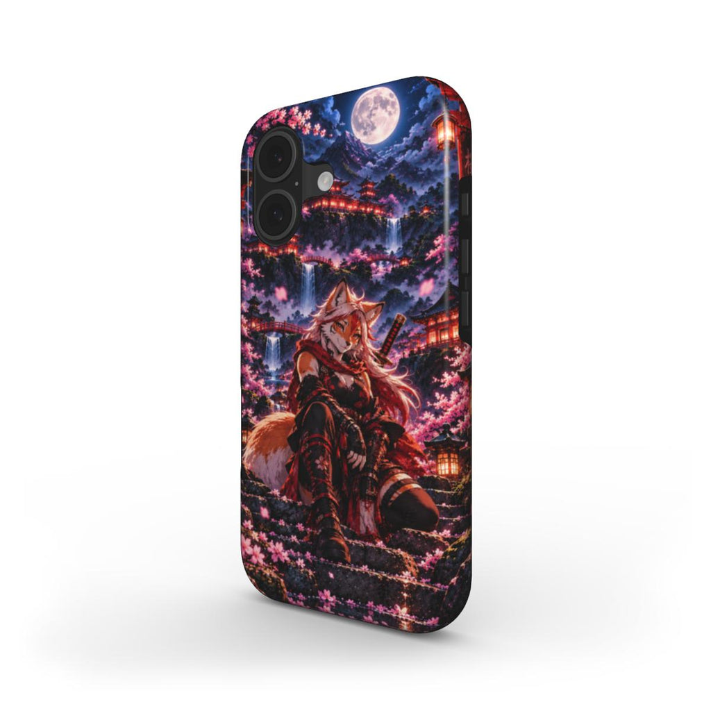 INKASE – Crimson Fox Samurai Anime Tough Phone Case