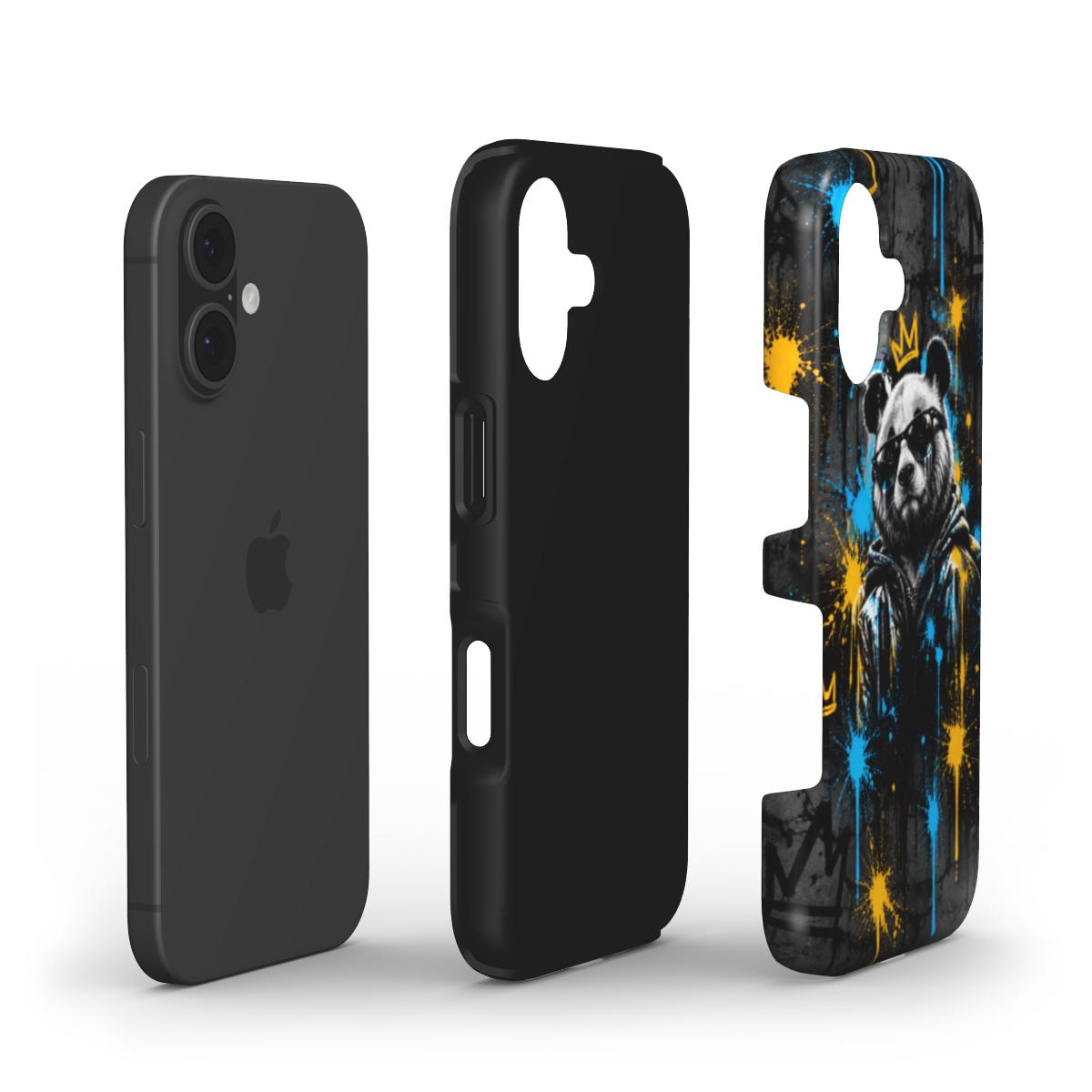 INKASE – Street King Panda Graffiti Tough Phone Case