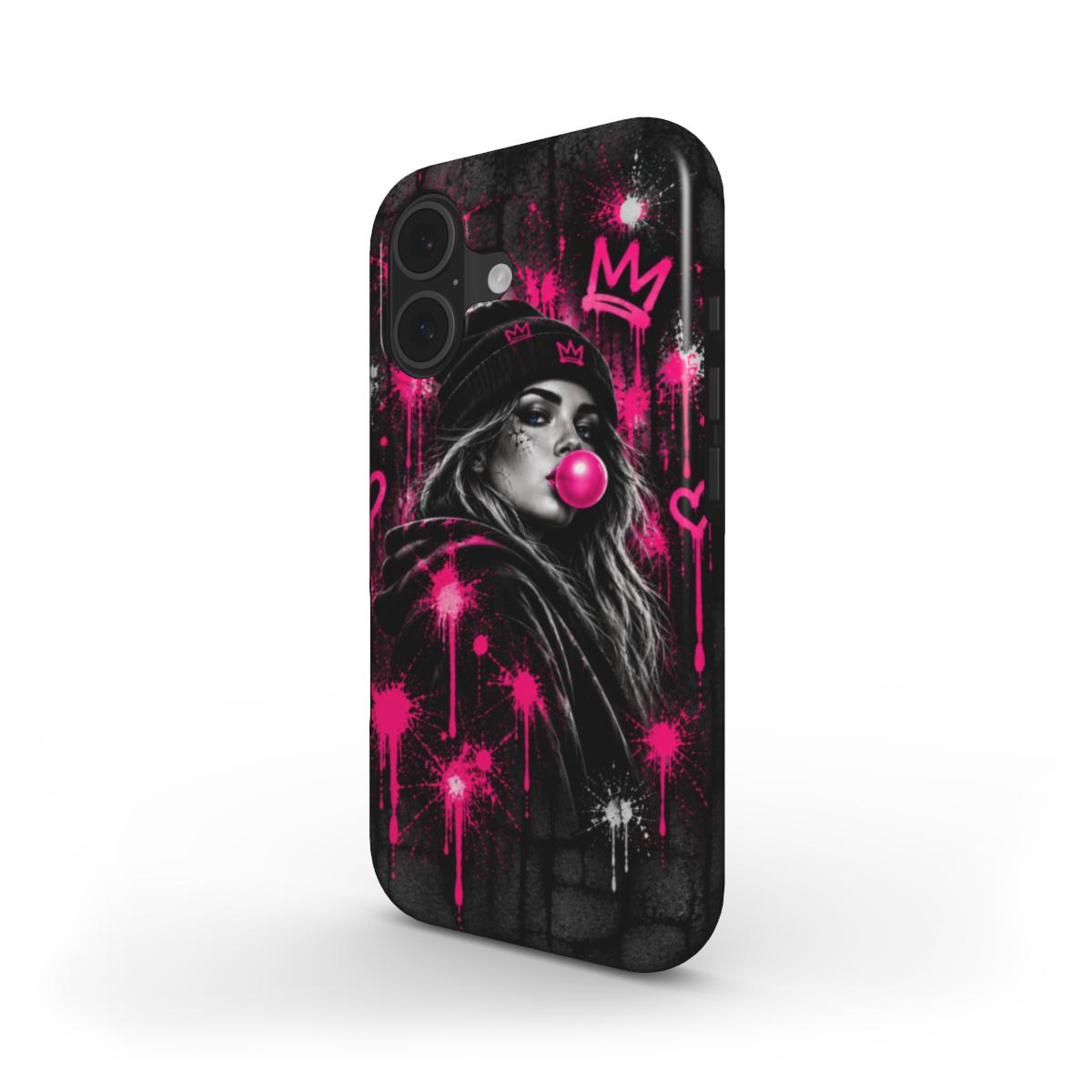 INKASE – Pink Rebel Street Queen Tough Phone Case