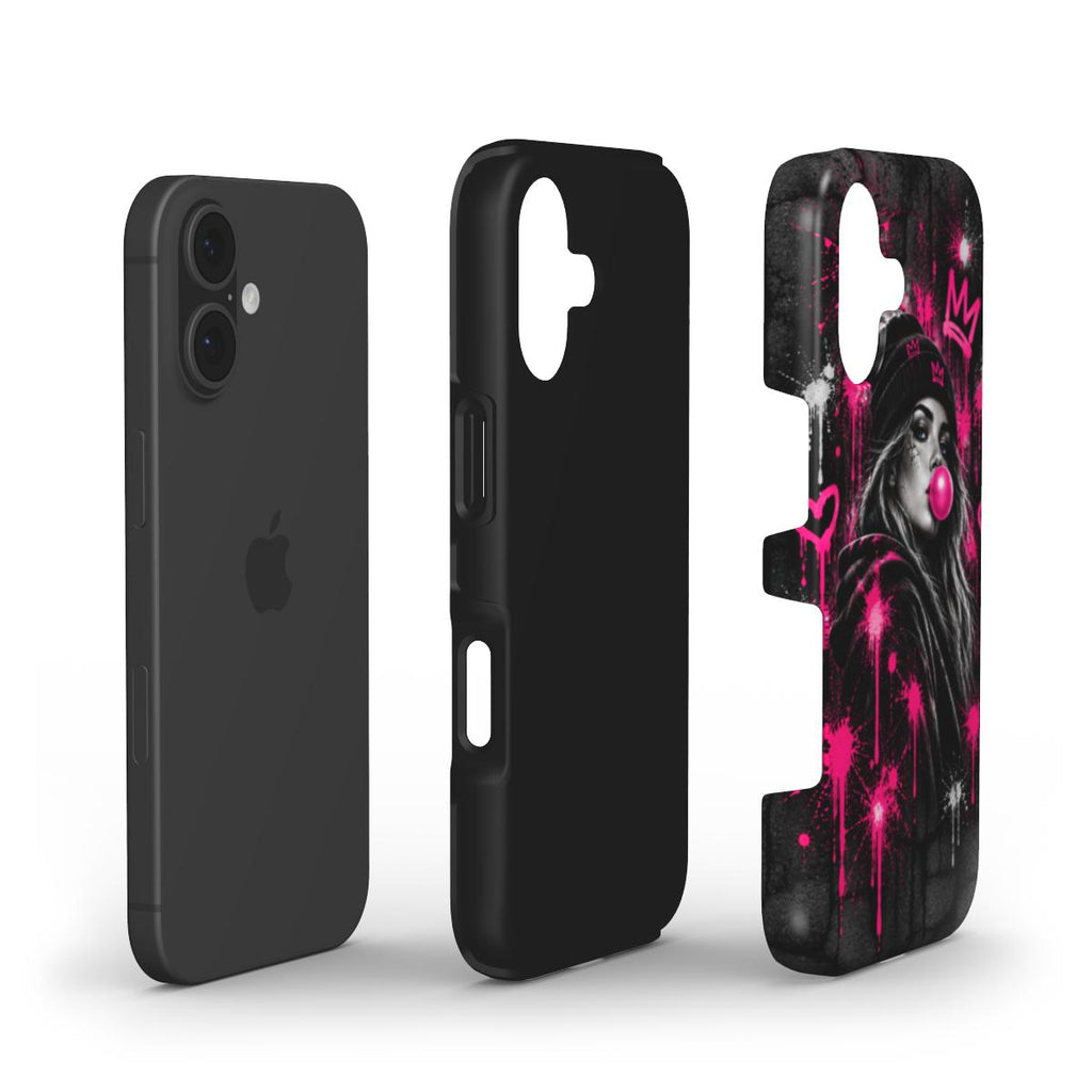 INKASE – Pink Rebel Street Queen Tough Phone Case