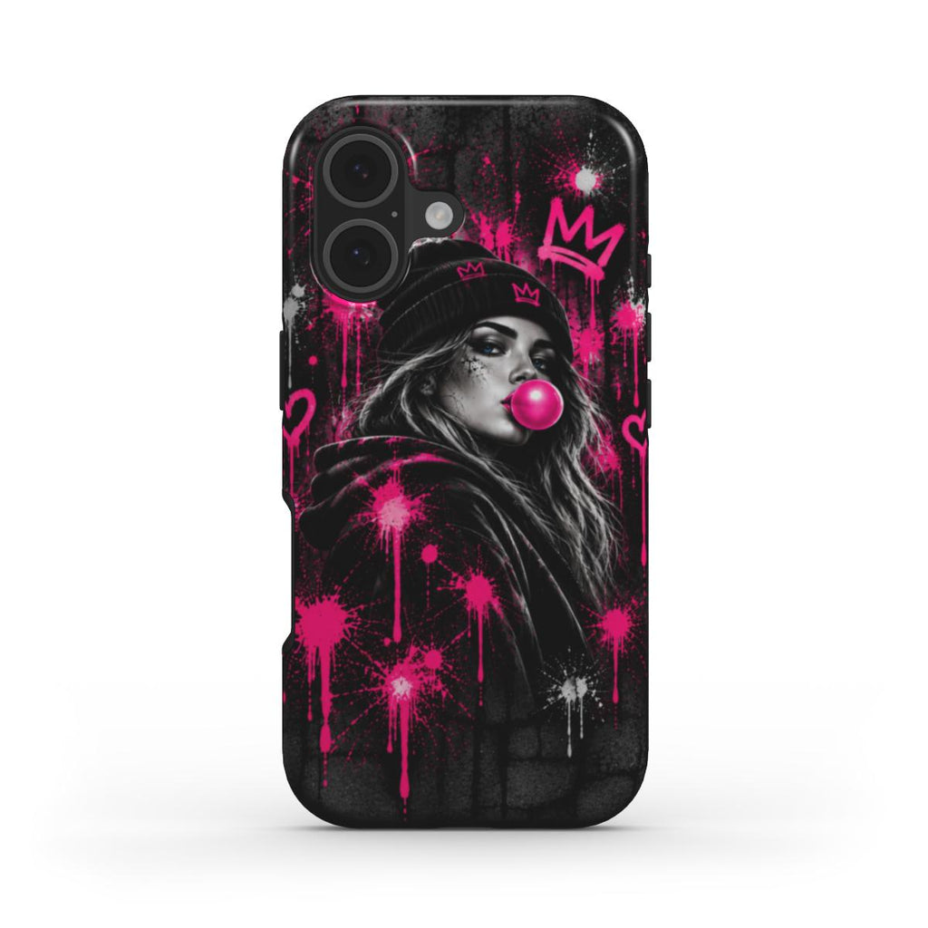 INKASE – Pink Rebel Street Queen Tough Phone Case