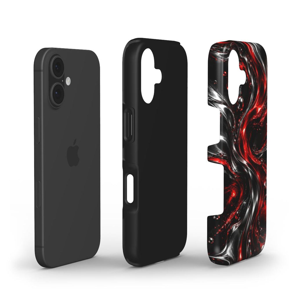 INKASE – Crimson Flow Tough Phone Case