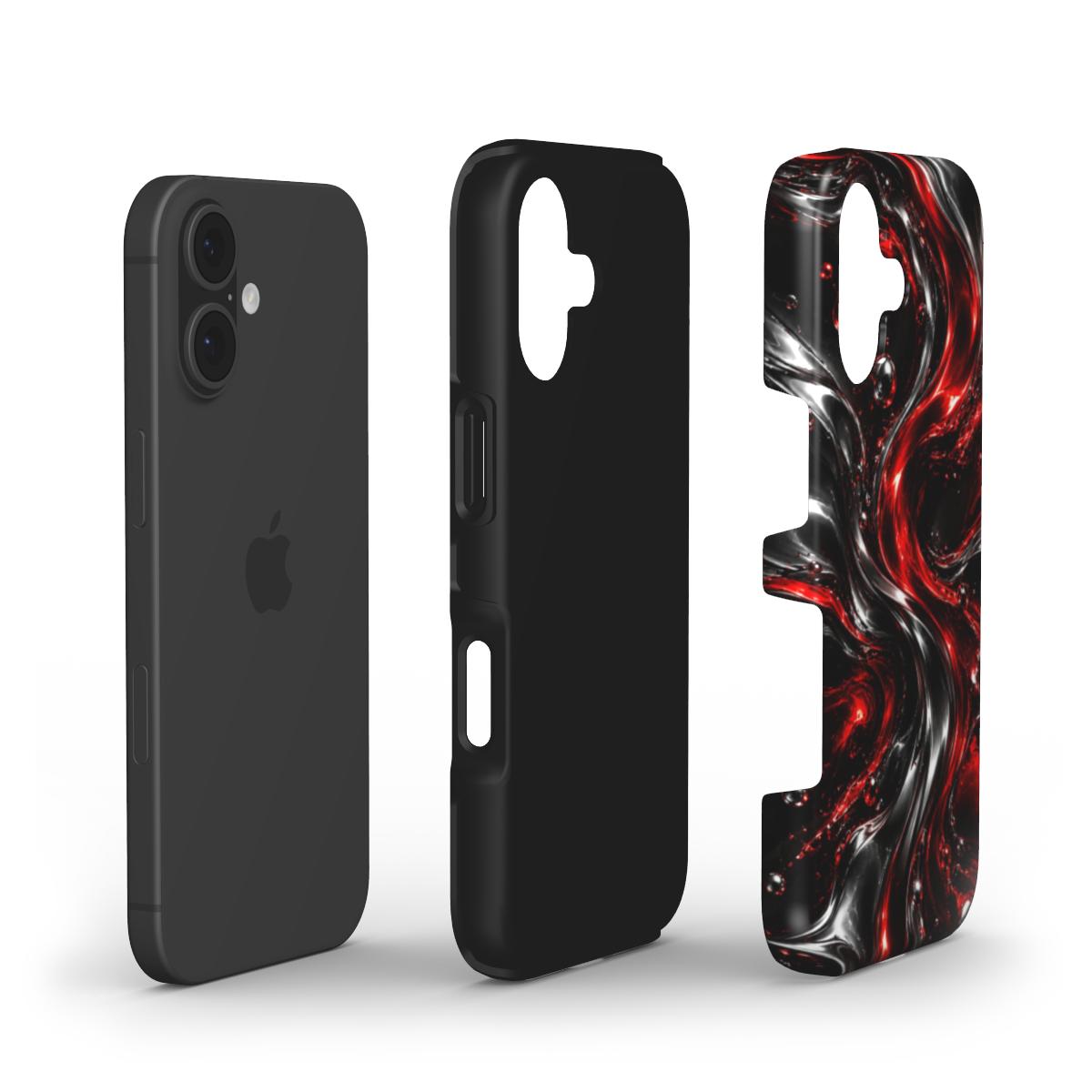 INKASE – Crimson Flow Tough Phone Case