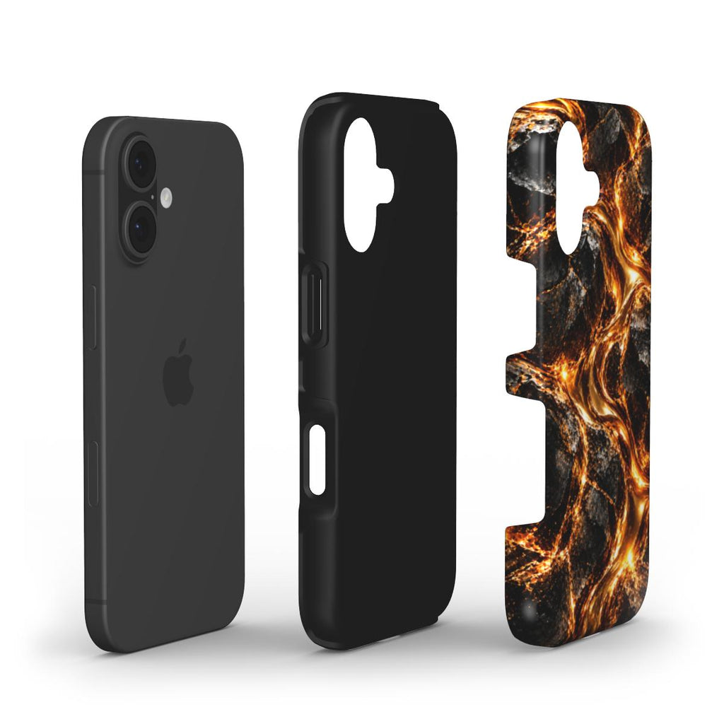 INKASE – Molten Gold Tough Phone Case