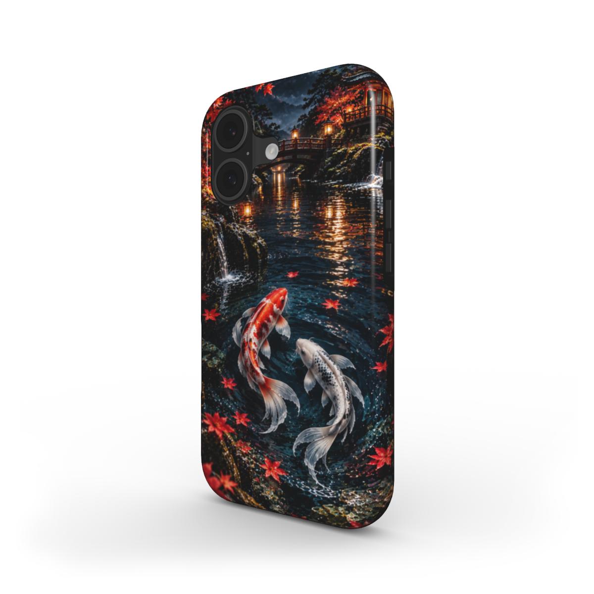 Moonlit Koi Garden Tough Phone Case