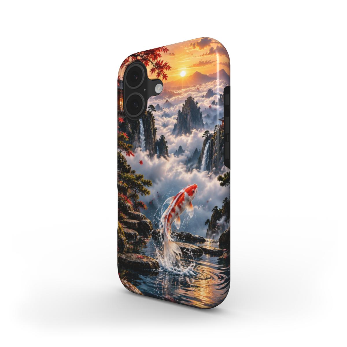 Sunrise Koi Ascension Tough Phone Case
