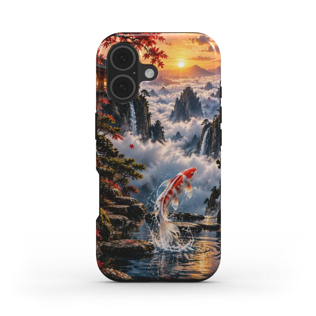 Sunrise Koi Ascension Tough Phone Case