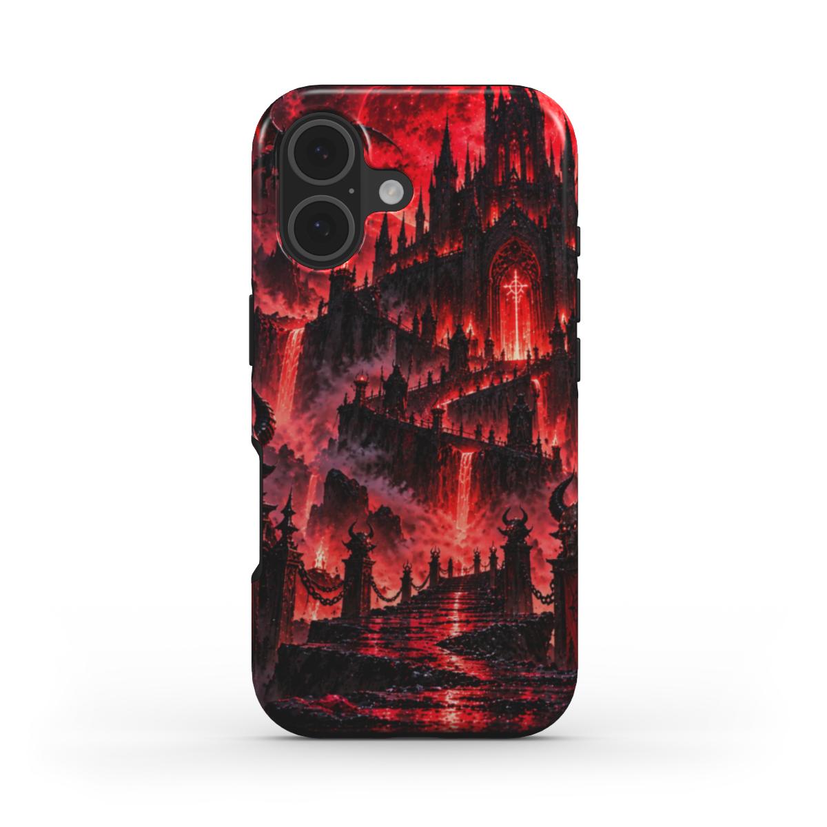 INKASE – Crimson Cyber City Anime Tough Phone Case