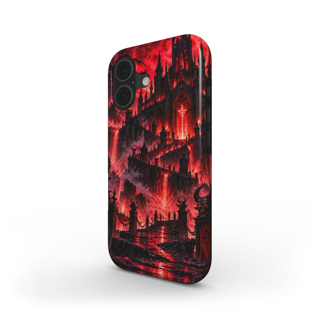 INKASE – Crimson Cyber City Anime Tough Phone Case