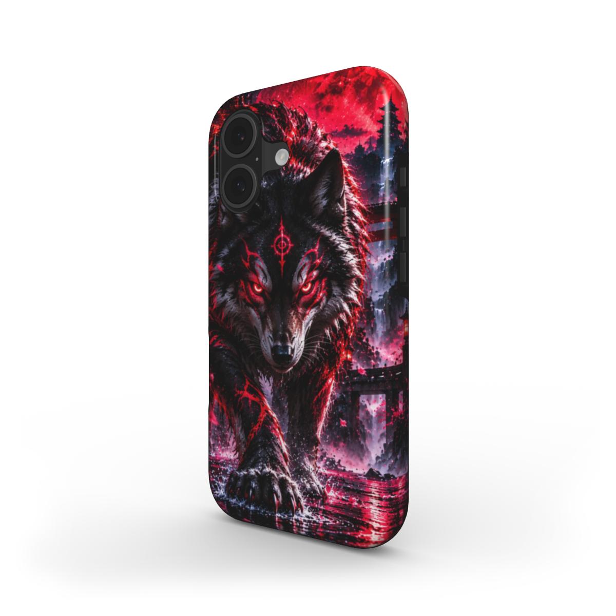INKASE – Crimson Cyborg Warrior Anime Tough Phone Case