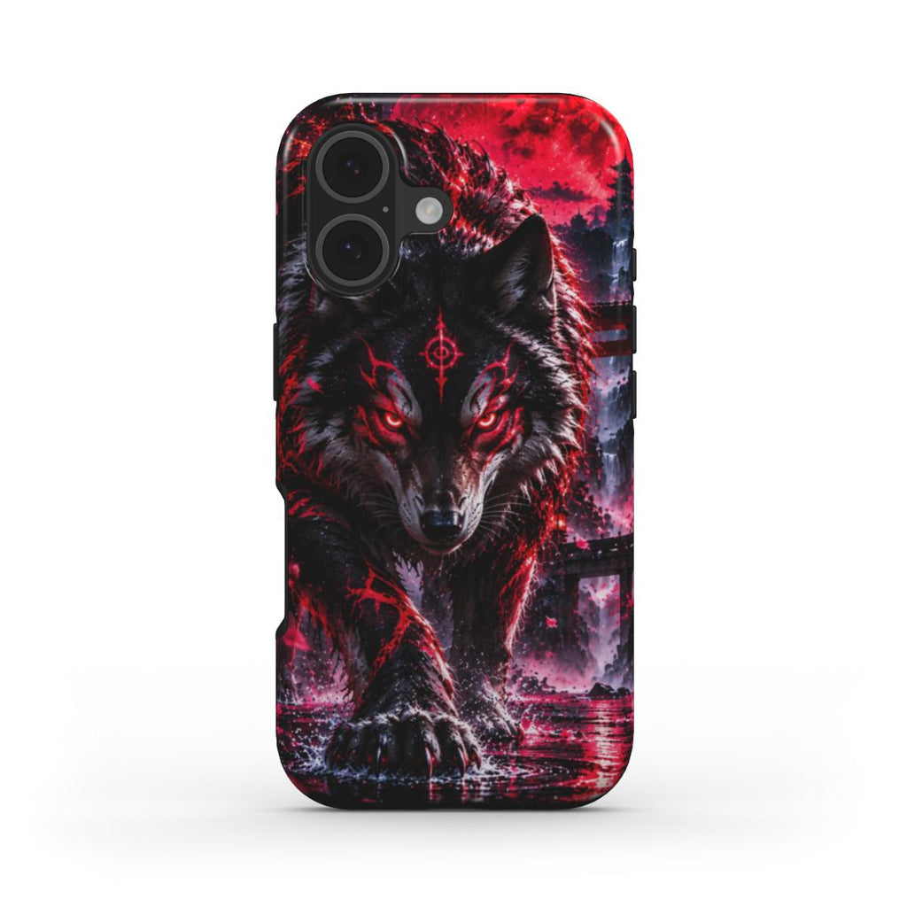INKASE – Crimson Cyborg Warrior Anime Tough Phone Case