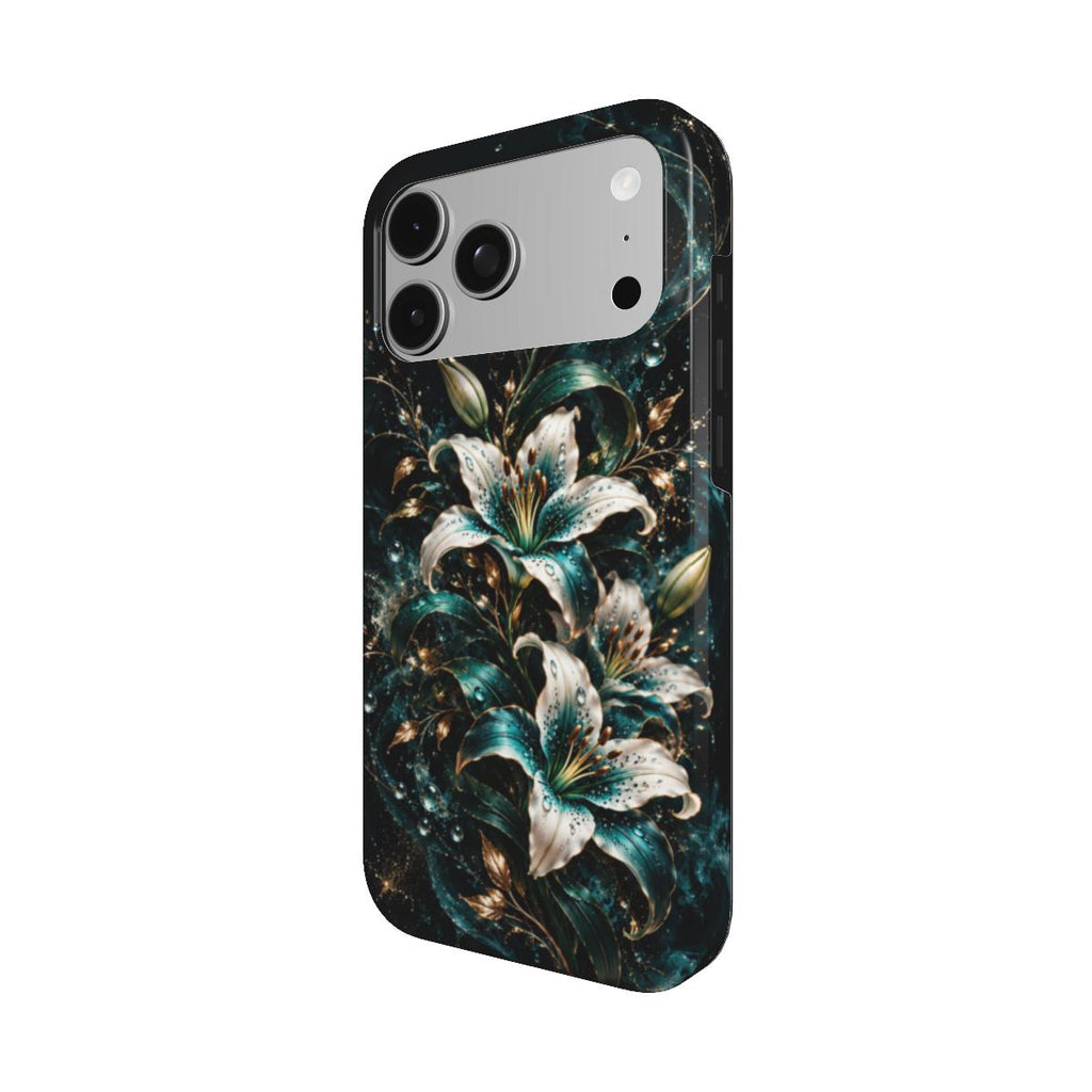 INKASE – Emerald Lily Tough Phone Case
